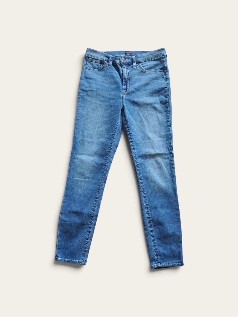 J. Crew Re Imagined Light Blue Skinny Jeans 10" High Rise Women's Size 29